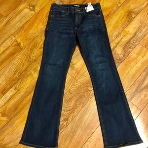 Express Mid Rise Dark Wash Bootcut Jeans (6P)